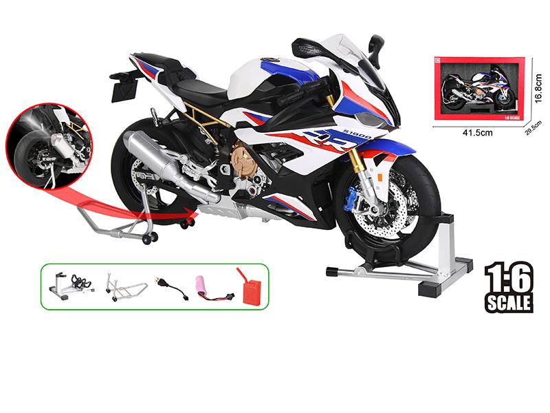 1:6 S1000RR Slide Alloy Motorcycle - White