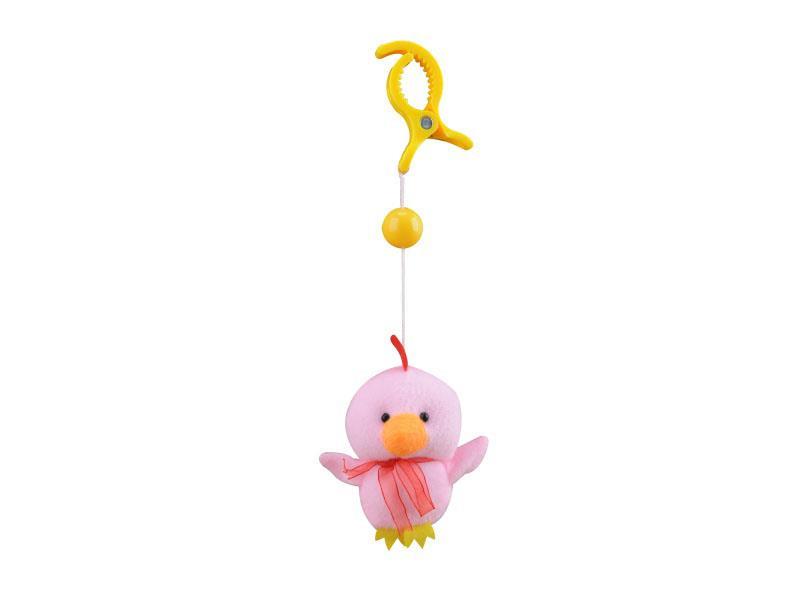 Crocodile Clip Hanger Plush Toy (Chicken)