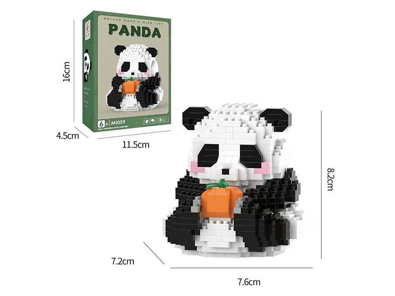 Panda Building Blocks 531pcs