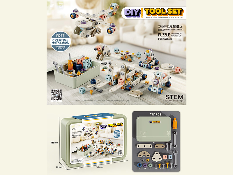 DIY Creative Assembly Tool Set - 117PCS