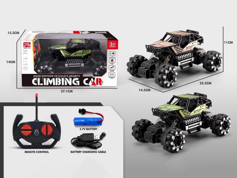 1:18 Alloy Remote Control Climbing Car