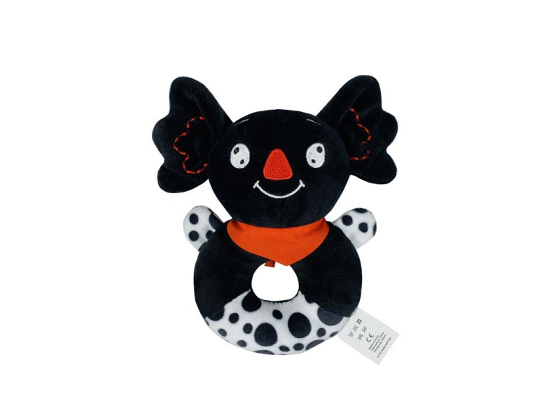 Bb Called The Black Koala Baby Soothing Plush Hand-Cranked Ring