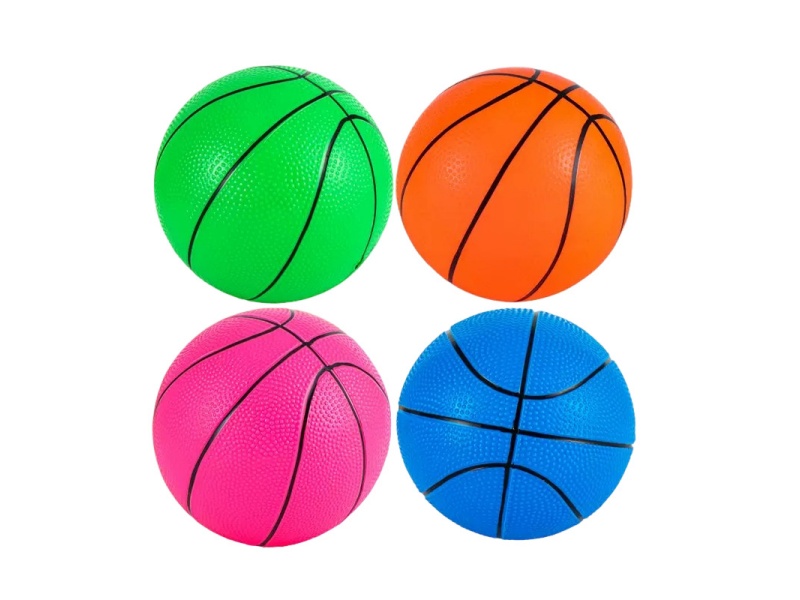 15Cm Striped Basketballs In Multiple Colors Randomly Mixed