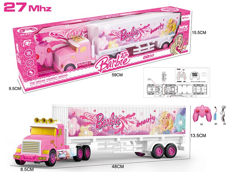 4CH R/C Pink Container Truck
