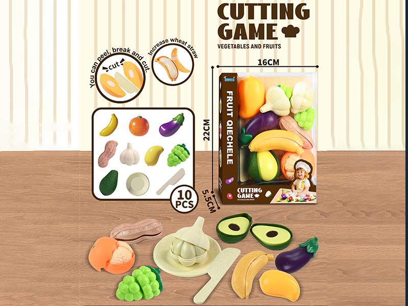 Cutting Fruit And Vegetable Set 10pcs