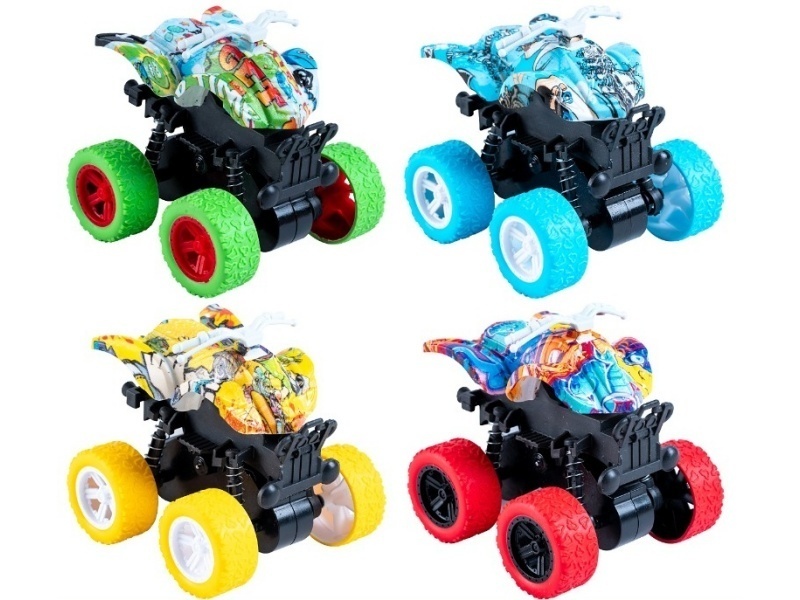 Inertial Stunt Four-Wheel Drive Atv Graffiti