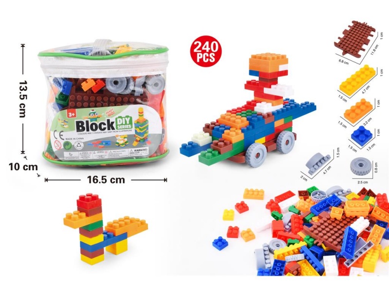 240 Pieces Of Building Blocks