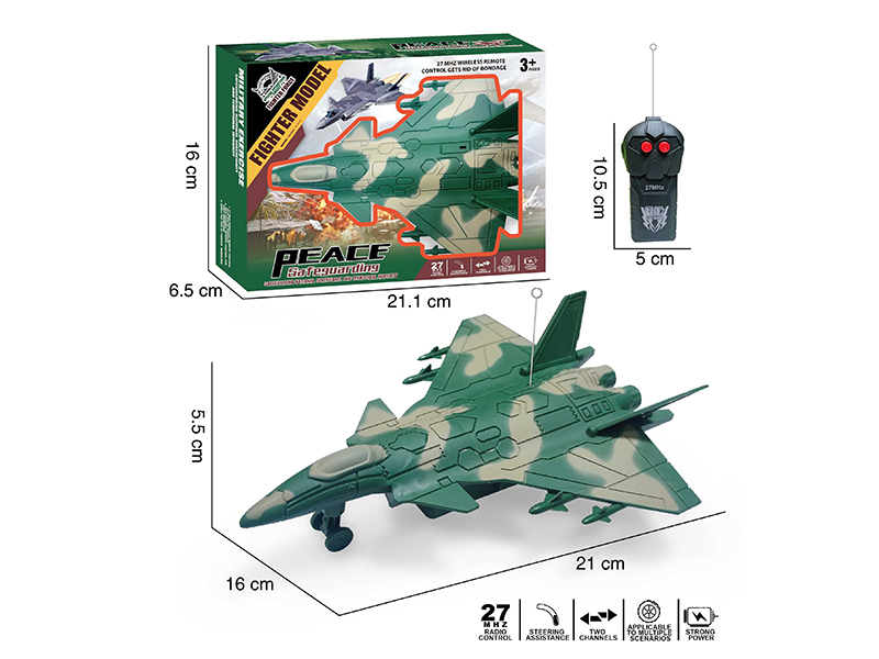 2CH Remote Control Warplane