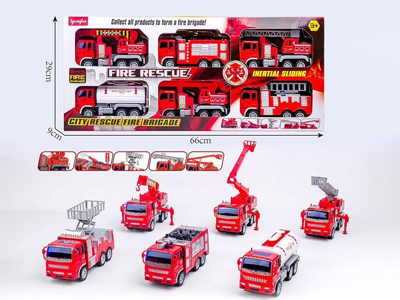 English Version Inertia Fire Engine Set - Inertia Toy