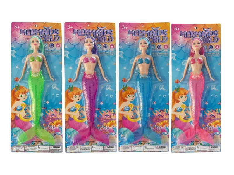 11 Inch Solid Mermaid With Light