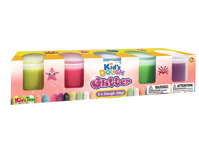 5 x 2oz Glitter Clay