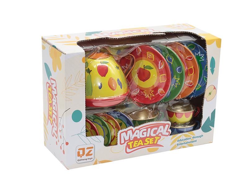 Tinplate Tea Set - Fruit Pattern