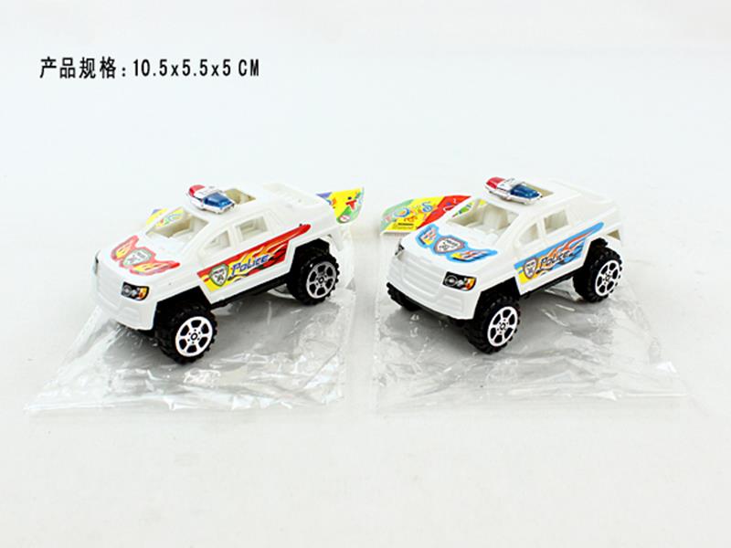 Pull Back Police Car