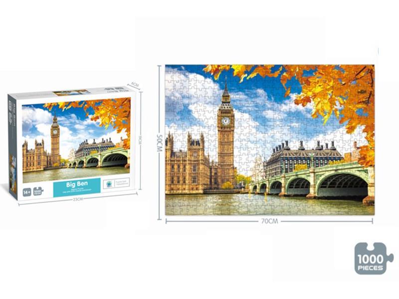 100PCS Big Ben Puzzle