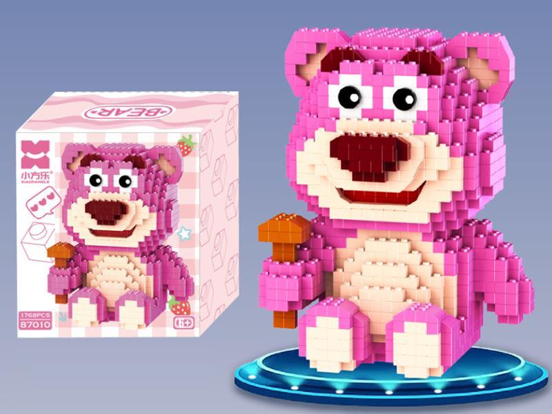 Pink Bear Building Blocks 1768pcs