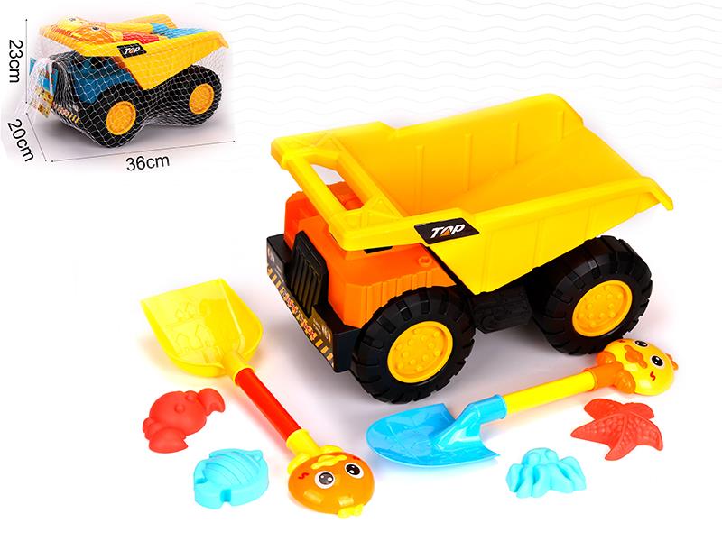 7PCS Beach Toy Large Truck Set