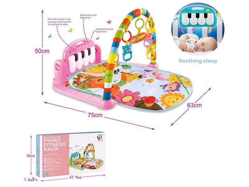 Pedal Piano Fitness Blanket With Music And Light