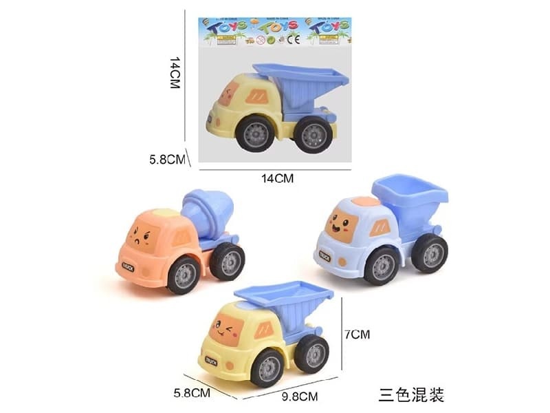 Cartoon Friction Shop Truck