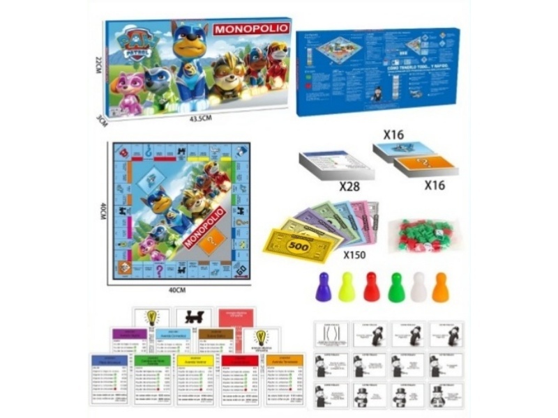 Spanish Dog Patrol Monopoly