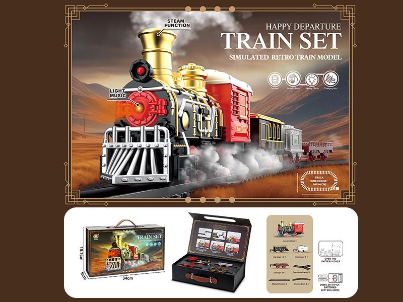 Retro B/O Rail Train
