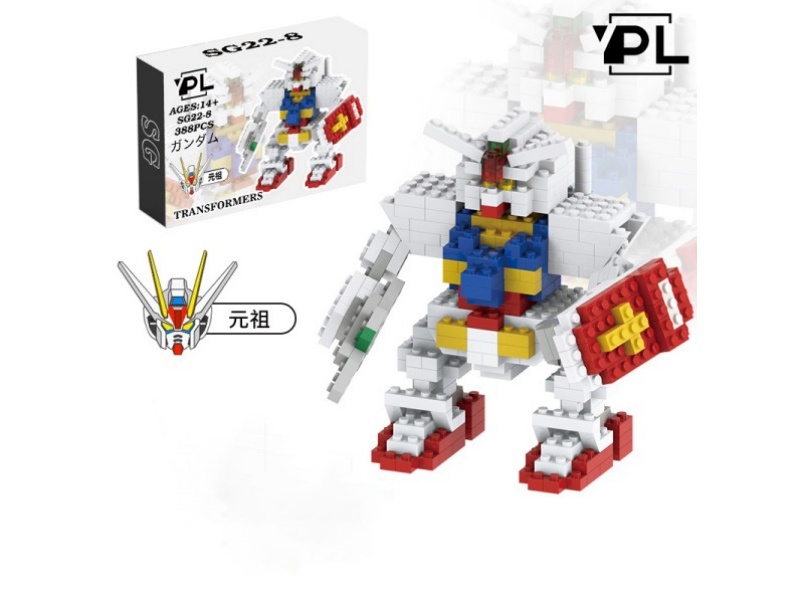 Gundam Series - 388 PCS Of Original Gundam Building Blocks