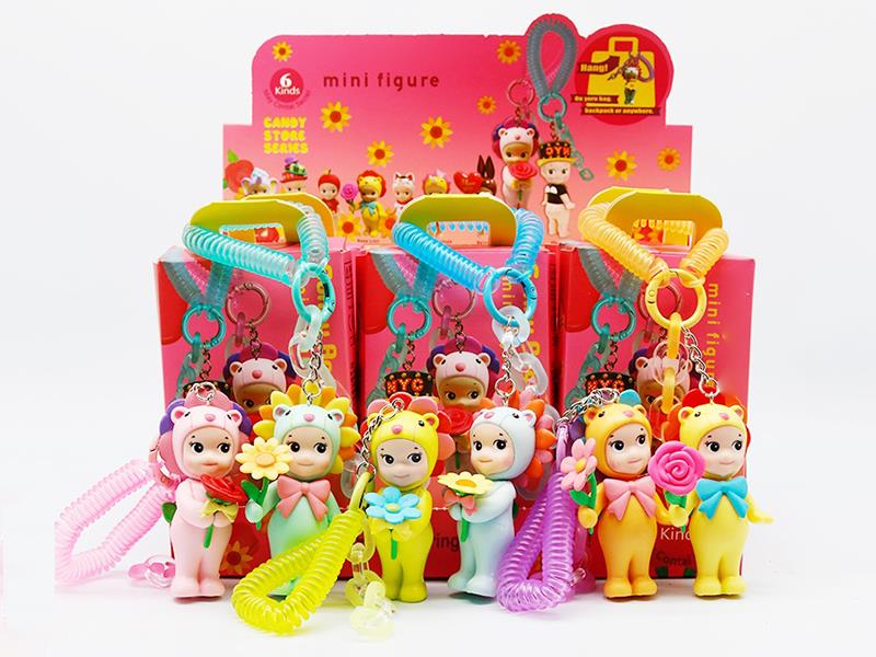 Sonny Angel Flower Series Mini Figures Keychain 6pcs