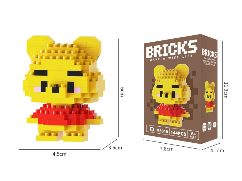 Building Blocks:Winnie The Pooh 144Pcs