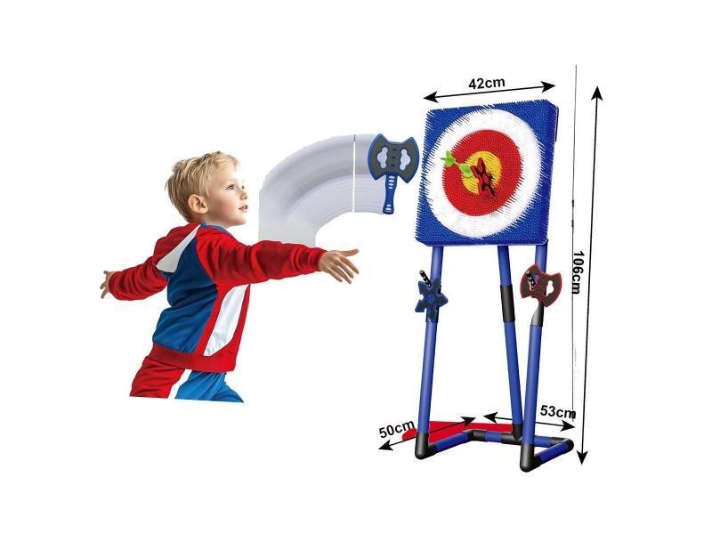 Dart And Axe Throwing At The TarGet (Blue)
