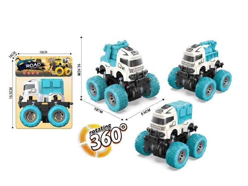 Double Friction/Four-Wheel Drive/Eco-Stunt Car