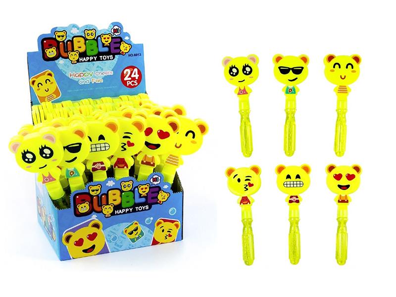 Expression Hand Clapper Bubble Stick 24PCS