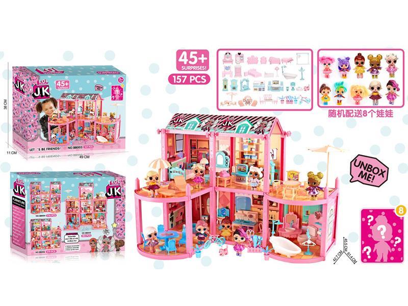 DIY JK Surprise Doll Villa Set