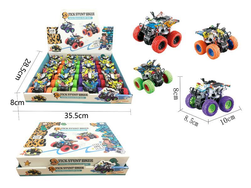 Friction Graffiti Stunt Motorcycle - 12