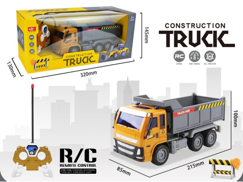 4-Channel  Remote Control  Engineering Truck