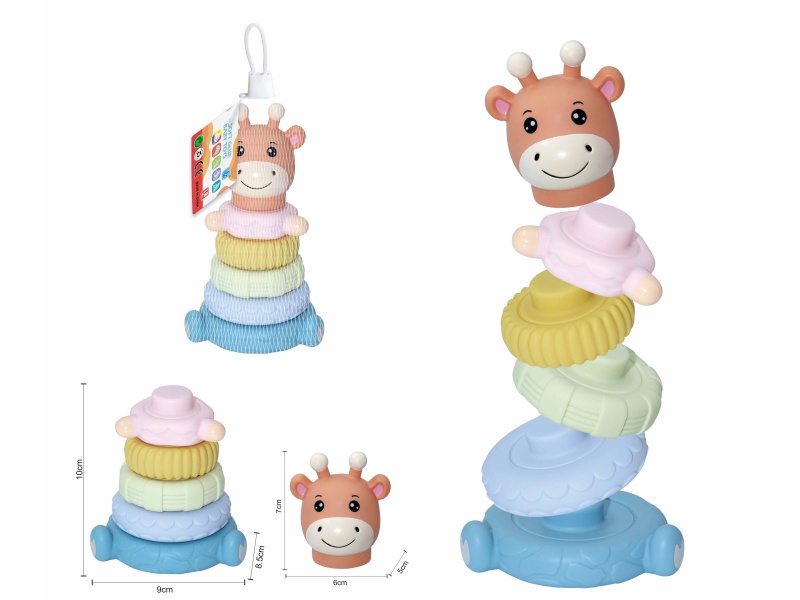 Soft Plastic Stacking Toy 6pcs