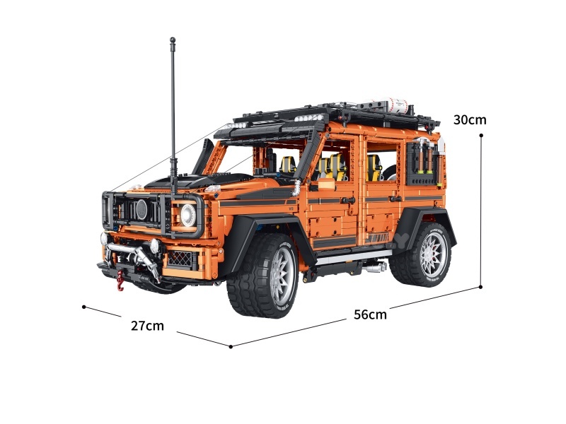 Building Blocks: "1:8 Supercar Series -G63(Electroplated Limited Edition)" 3,914 Pieces