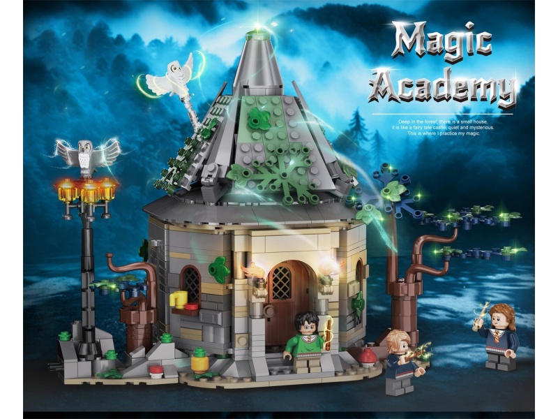 Magic Academy: Hagrid'S Hut Building Blocks