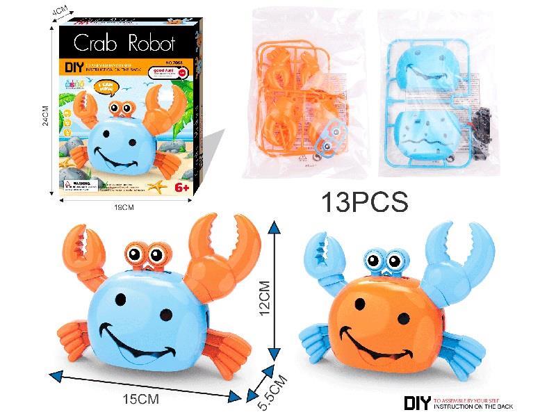 DIY Assembly Electric Crab 13PCS