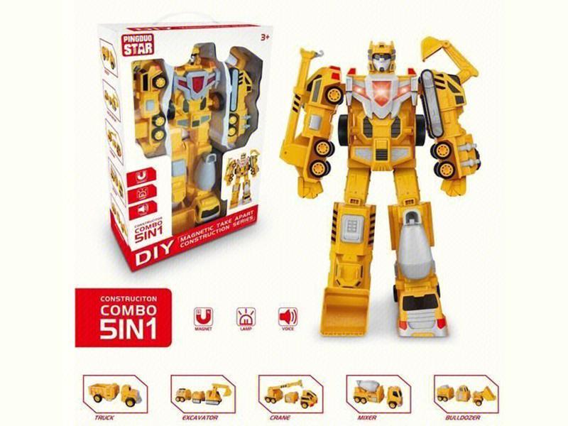 5 In 1 Magnetic Assembly Robot