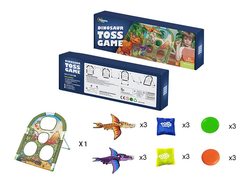 Sandbag Throwing Game - Dinosaur Theme