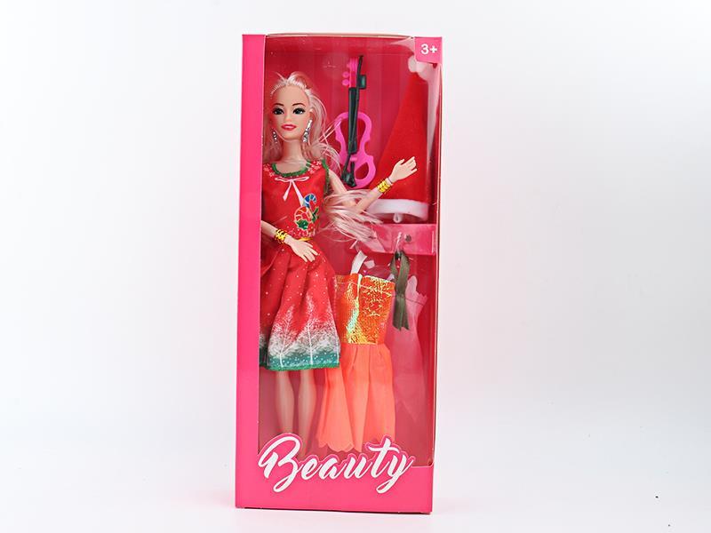 11.5 Inch Solid Christmas Doll