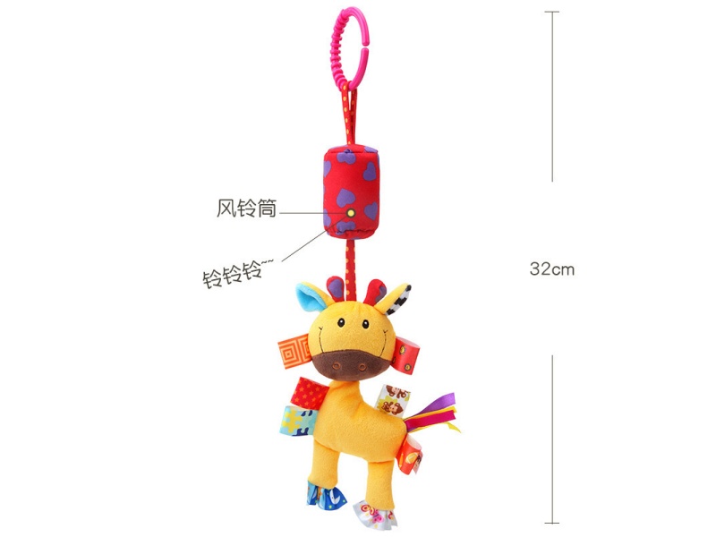 Deer Baby Soothing Wind Chime Plush Pendant