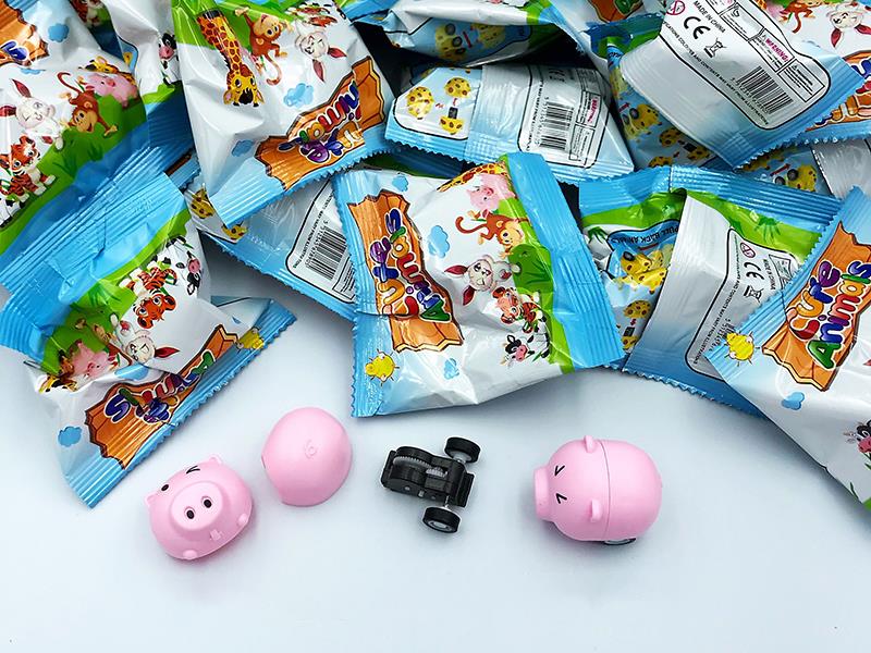 DIY Pull Back Cute Pig Toy Blind Bag