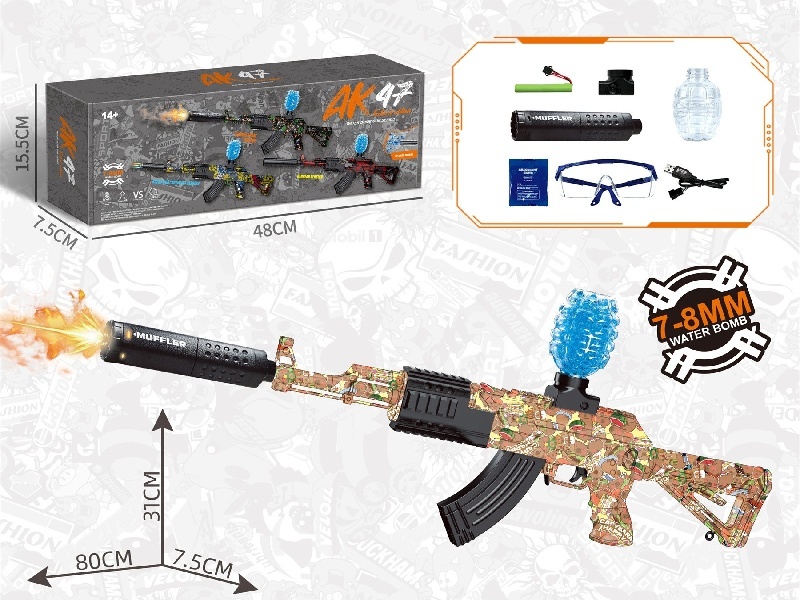 Big Ak47 Water Bomb Gun Labu (Spray Light Model)