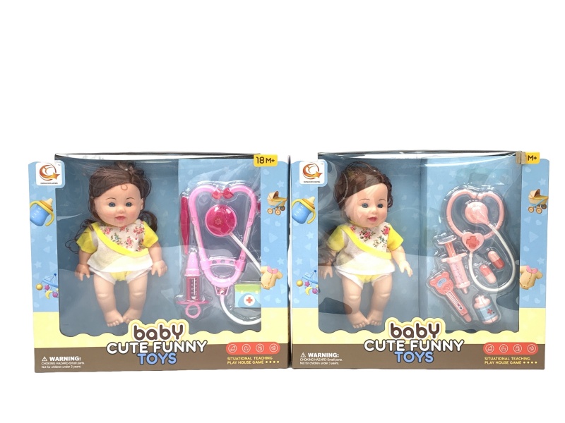 Two Sets Of 10-Inch Plush Toys And Medical Devices Are Mixed Together