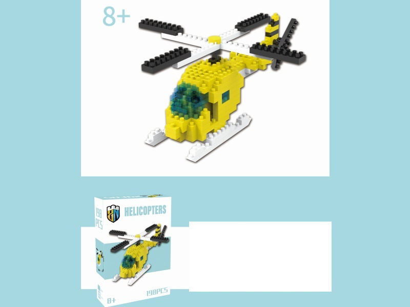 Aircraft Series - Helicopter Building Blocks 198PCS