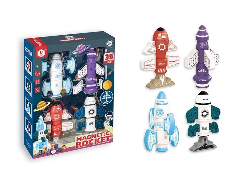 Magnetic Rocket 4PCS