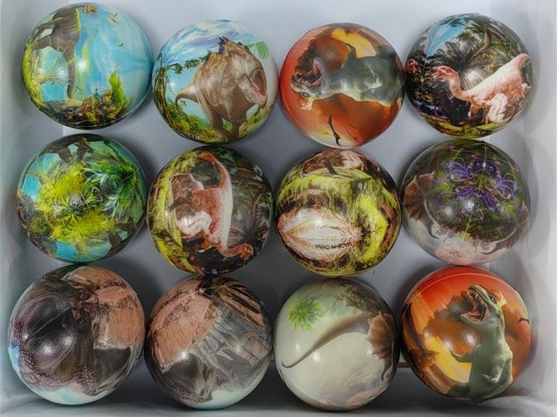 6.3cm Dinosaur PU Ball