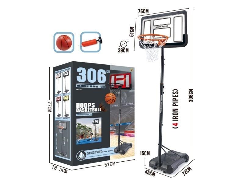 Enhanced Basketball Stand