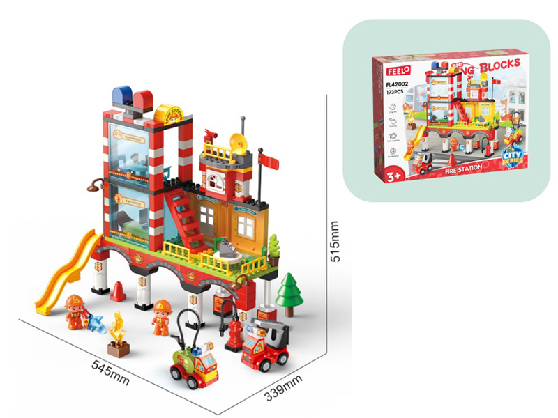 Fire Station Building Blocks 173pcs