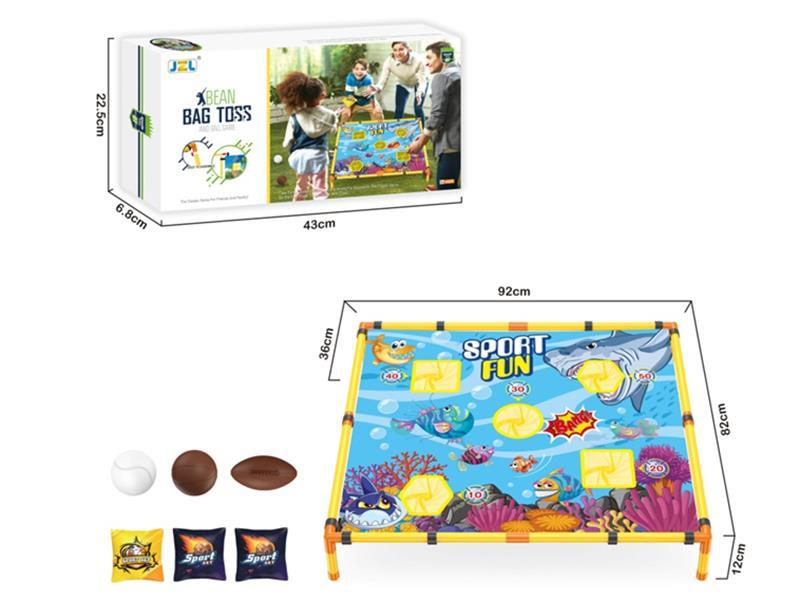 Bean Bag Toss And Ball Game